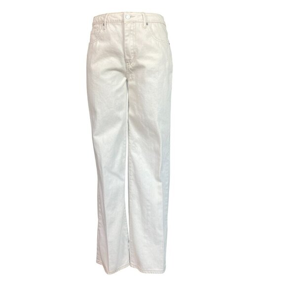 BP Jeans Womens Sz 29 Light Beige High Rise Flare Jeans#137W - Picture 1 of 8